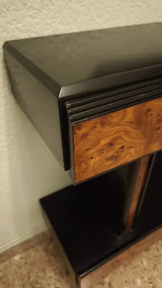 Mueble recibidor + espejo + lámpara