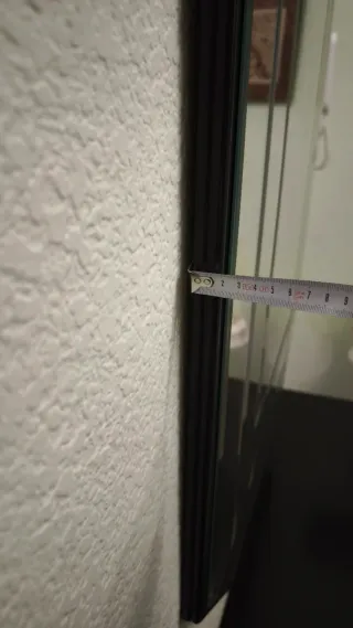 Mueble recibidor + espejo + lámpara