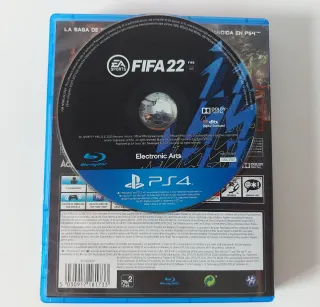 PS4 + Mando + Cables + FIFA 22
