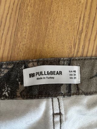 Pack 2 Pantalones Cortos PULL&BEAR Talla M
