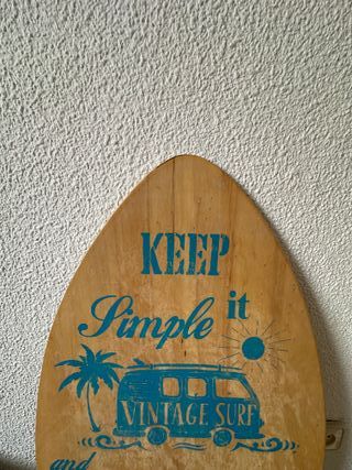 Tabla Skimboard Vintage Madera