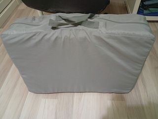 Colchón Cuna Viaje Naranja y Gris