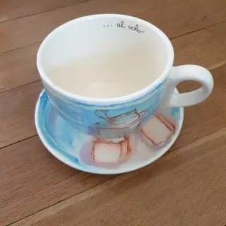 Coppia Tazze Colazione Thun Ceramica