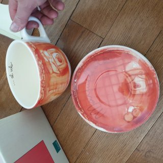 Coppia Tazze Colazione Thun Ceramica