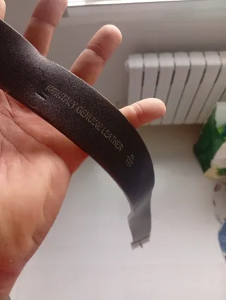 Cinturón Lacoste Hombre Hebilla Dorada