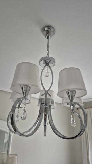 Lámpara de techo clásica dormitorio matrimonio