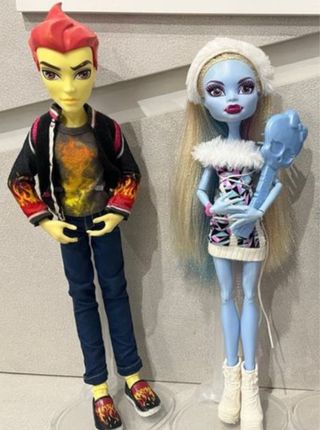 Muñecos Monster High Abby y Chico