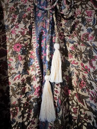 Vestido largo estampado talla única