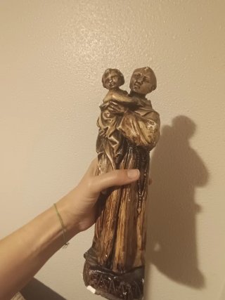 Escultura Antigua San Antonio de Padua