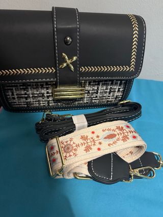 Bolso bandolera bordado