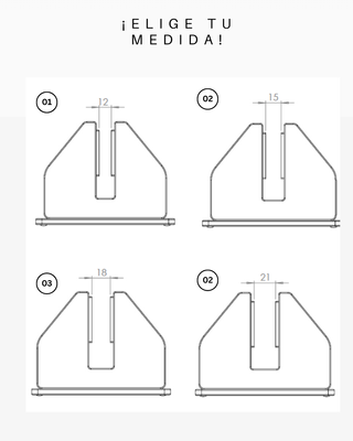 Pack 2 Soportes Verticales Portátil