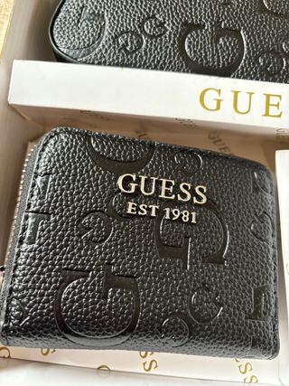 Set Cartera y Monedero Guess Negro