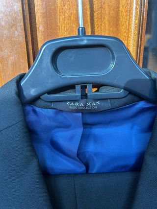 Traje Zara Man Negro Talla S