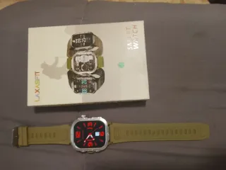 Smartwatch Laxasfit Verde/Plata, tactil