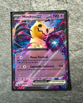 Mimikyu EX Juntos De Aventuras Carta Pokemon