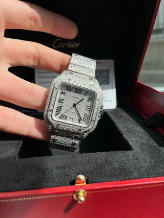 Cartier Santos Diamantes WSSA0018
