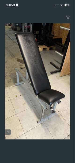 Banco de pesas ajustable