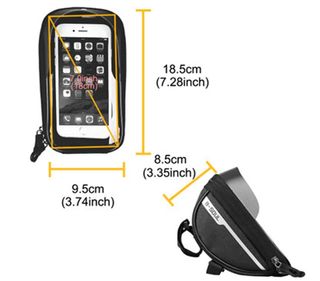 Bolsa Manillar Bici Soporte Móvil