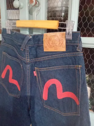 Vaqueros Evisu Y2K Hombre