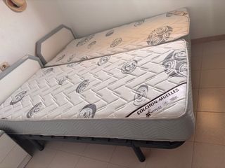2 Colchones ALVA FLEX 90cm y 2 Somieres