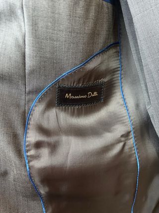 Traje Massimo Dutti Gris