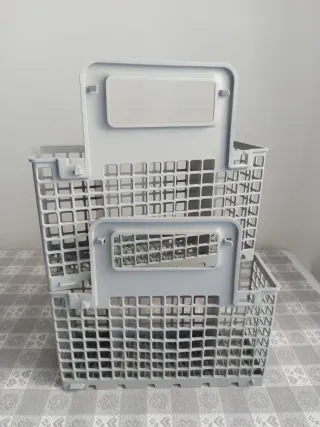 Portaposate grigio per lavastoviglie