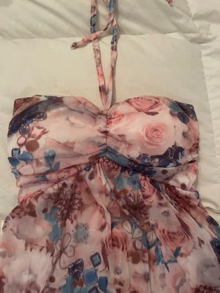 Vestido floral multicolor