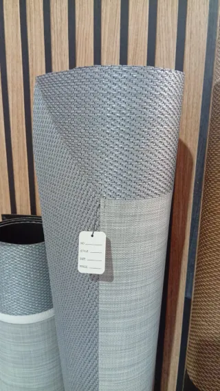 Alfombra Deblon Vinilo Beige/Rojo