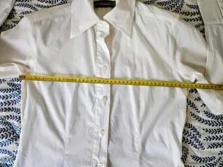 Camisa blanca de vestir mujer