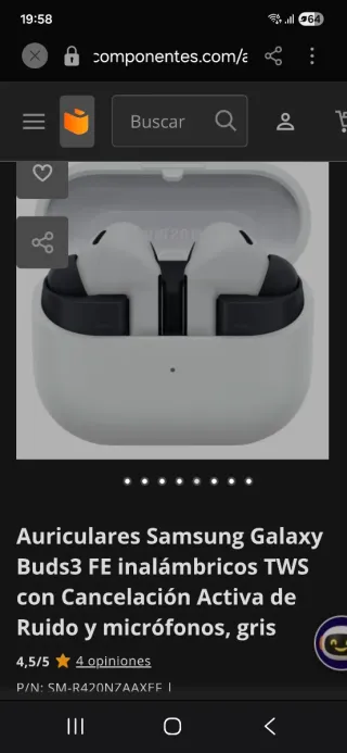 Samsung Galaxy Buds3 FE Blancos