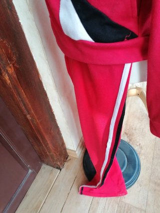 Chándal mujer rojo y blanco talla XL