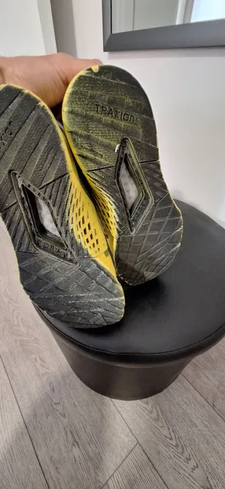 Adidas Dropset 2 gris y amarillo