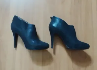 Botines Massimo Dutti Negros