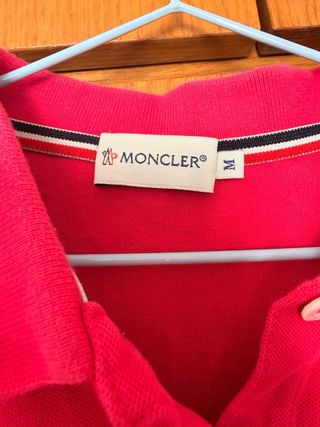 Polo Moncler Mujer Talla M Rosa