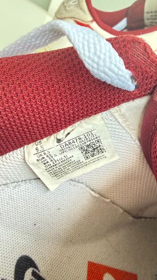 Nike Air Force 1 Rojas y Blancas