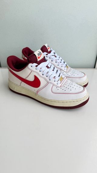 Nike Air Force 1 Rojas y Blancas