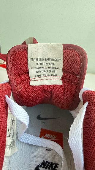 Nike Air Force 1 Rojas y Blancas