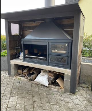 Griglia in metallo a legna CD-3