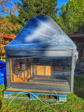 Griglia in metallo a legna CD-3