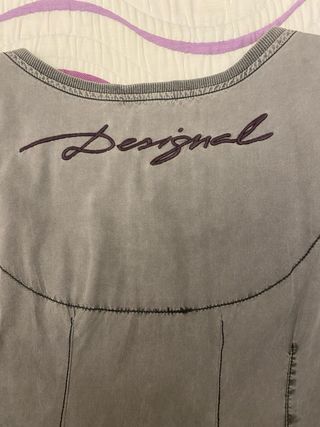 Vestido Desigual Talla 44 Gris