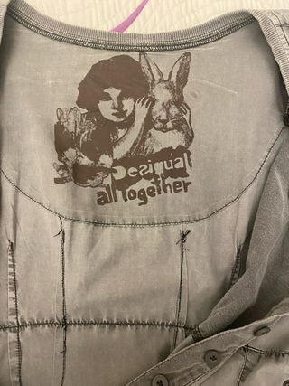 Vestido Desigual Talla 44 Gris