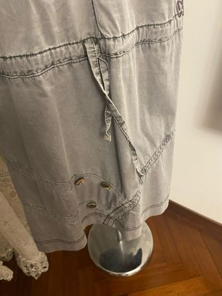 Vestido Desigual Talla 44 Gris