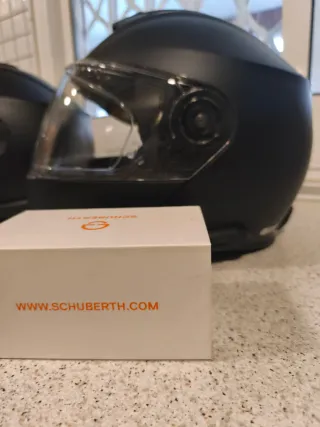 Casco Moto Schubert C5 Negro Mate