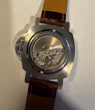 Seiko Mod Automático Negro/Plata