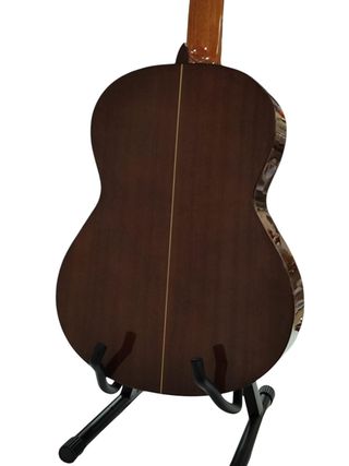 GUITARRA ESPAÑOLA PACO CASTILLO MOD 202 MARRON OSCURO  + FUNDA * MARCAS DE USO*