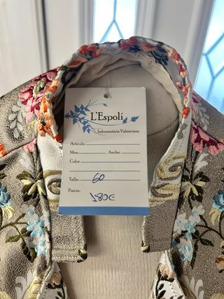 Chaleco Fallero Hombre Talla 60 Sin estrenar