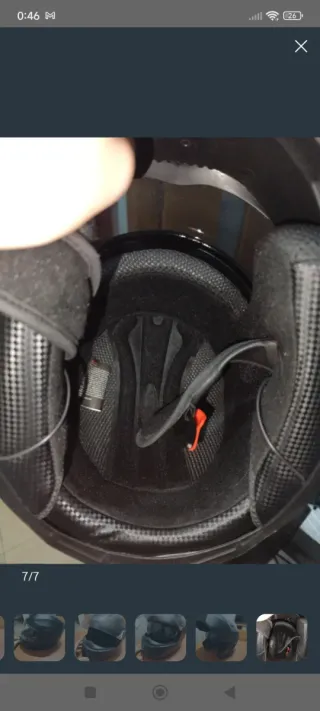 Casco Modular Negro Talla XL