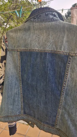 Chaqueta Desigual Corazón Rojo Talla M