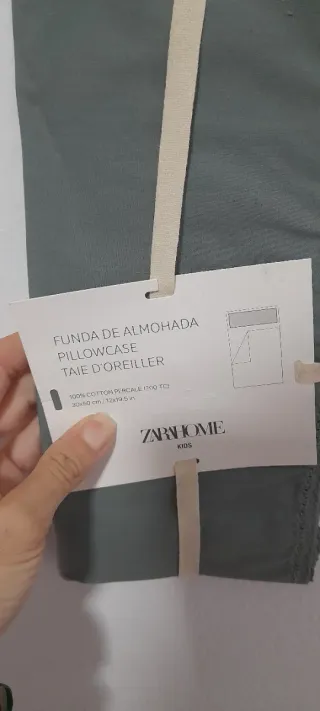 2 Fundas de Almohada Zara Home  Algodón