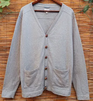 Cárdigan Gant Vintage Gris Talla XL